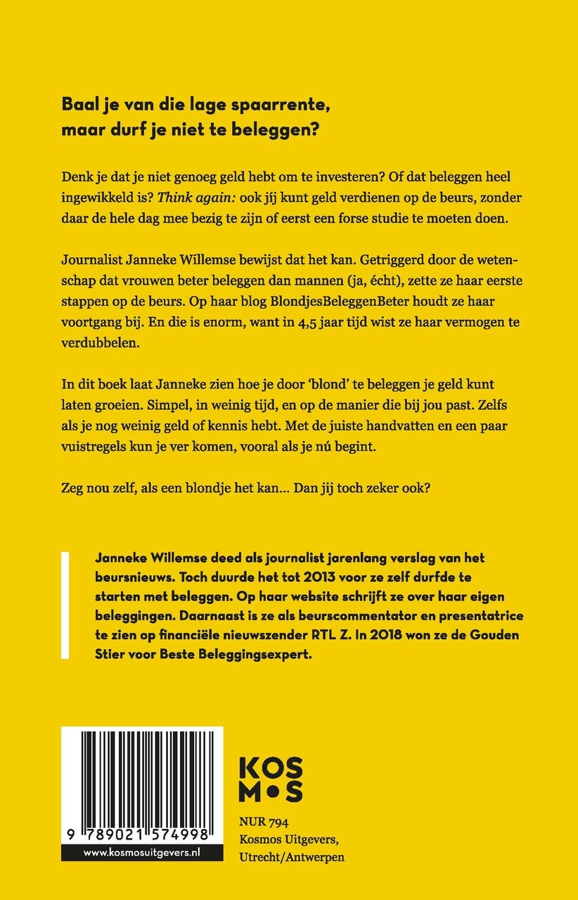 Blondjes Beleggen Beter (Paperback) Blondjes Beleggen Beter (Paperback)